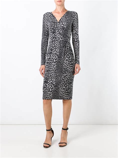 michael kors leopard sweater dress|Michael Kors leopard print dress.